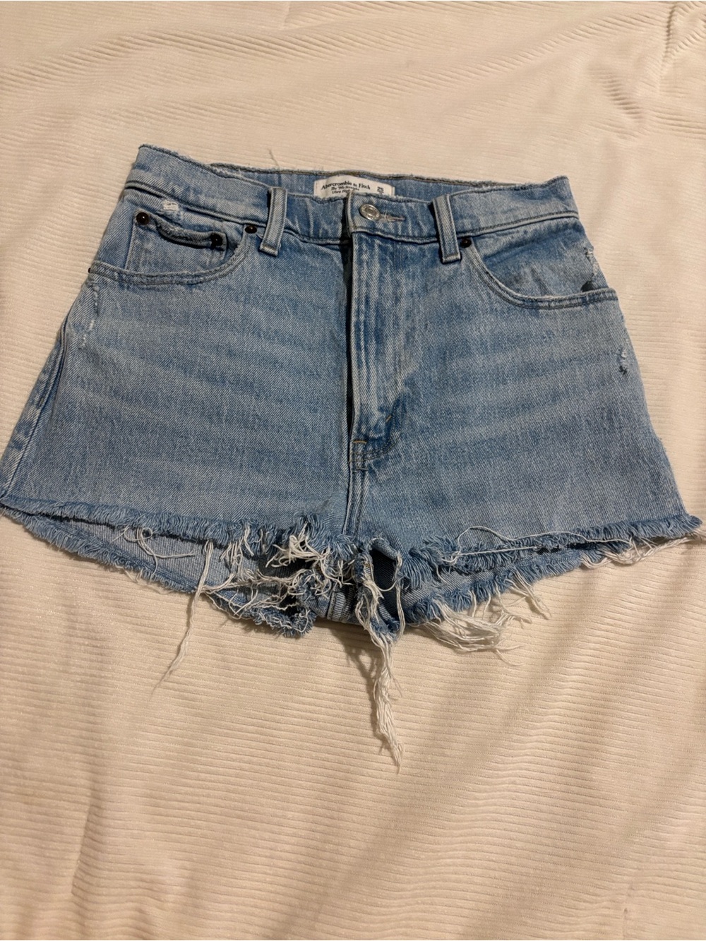 Abercrombie & Fitch Light Blue ‘90s Straight High Rise